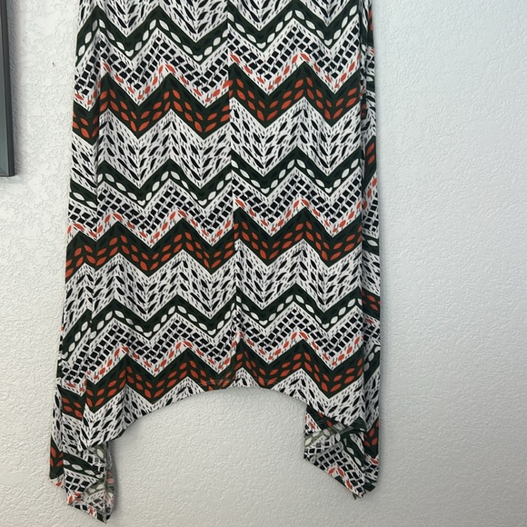 Jonathan Martin 2X plus size chevron pattern maxi skirt - Picture 8 of 12